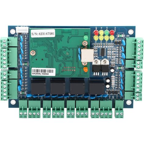 TCP/IP Network Access Control Panel Card Reader for Wiegand 4-Door Use (1/5)