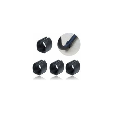 Remitery – Paquete de 50 deslizadores de plástico PE para sillas, 25 mm – Protección de suelos – Instalación sin pegamento – Para muebles de madera dura – Crezuo