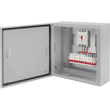 40x40x15cm Boîtier électrique rectangulaire d'extérieur, boîtier de distribution IP65, boîtier de raccordement électrique verrouillable à clé, Electricité (1/5)