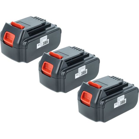 vhbw 3x Akku Ersatz für Stanley FMC687L für Werkzeug (4000 mAh, Li-Ion, 20 V) (1/4)