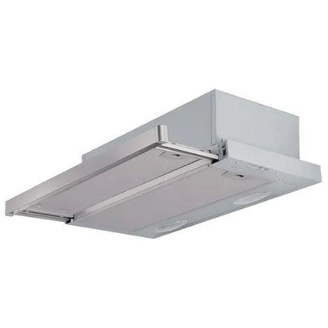 Hotte sous-meuble DeLonghi DCH 602 X 60 cm inox 440 m³/h - Nero