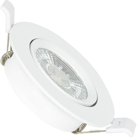 LED Downlight Einbaustrahler 5W Rund COB CRI90 Slim Ausschnitt Ø75 mm No Flicker 2700K Warmweiß