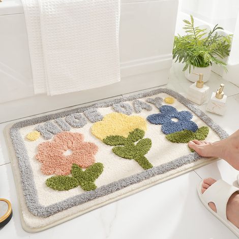 Tapis de jardin frais - 50 x 80 cm - Joli tapis de jardin (1/5)
