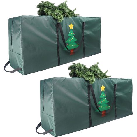 sacs de rangement pour sapin Noël imperméable artificiel Étui décorations vacances (1/5)
