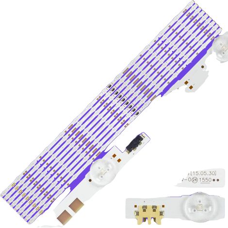 LED-Hintergrundbeleuchtungsstreifen, 3V Spannung, CE-zertifiziert, kompatibel mit UE55JU6850, UN55JS7200, UA55JS7200 (1/5)