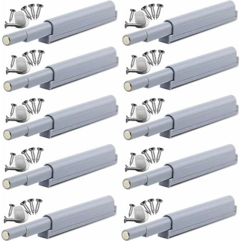 Appuyez pour ouvrir magnétique loquets Fermetures magnétiques push-open ouvre et ferme la porte avec une simple pression (10 pièces) (1/5)
