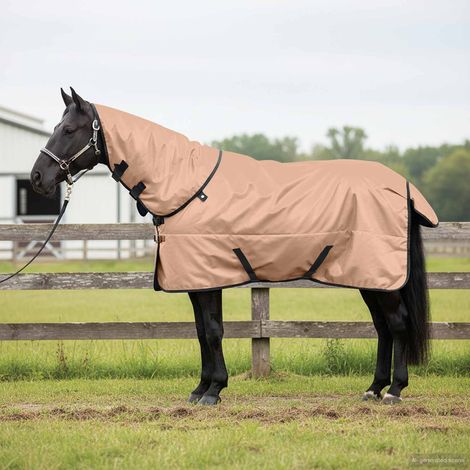 Pferdedecke Cappuccino 145 cm Polyester