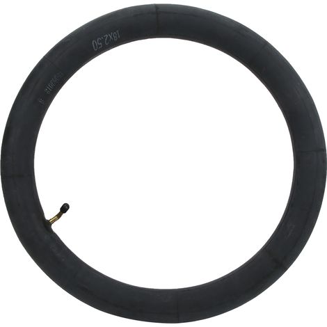 Chambre à air en caoutchouc butyle pour vélo électrique, valve métallique coudée (18x2.50) - Accessoires E-bike (1/5)