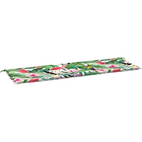 Coussin de banc de jardin multicolore 150x50x4 cm tissu oxford (1/5)