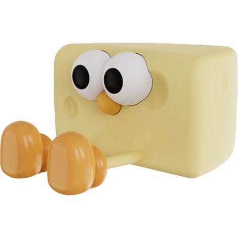 Cute cheese boy desk bedside lamp creative children's night light Mini (1/5)