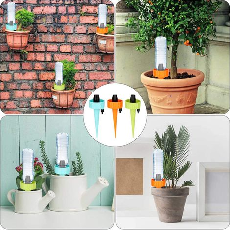 Lot de 6 - Goutte Bouteille - Système d'Irrigation Automatique - Arroseurs Automatiques Plantes Irrigation Système Pour Jardin (1/5)