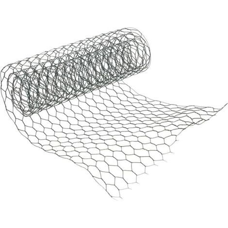 Grillage Poule galvanisé Jardin poulailler, XU, Voliere Triple Torsion Tailles au Choix Maille Fine 0.35mX10m - (1/4)