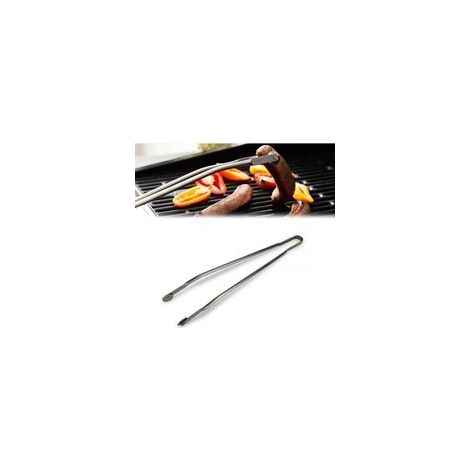 Pince à Barbecue Professionnelle 39cm avec Roulettes, Longue Pince de Cuisson Résistante pour Grillades, Saucisses et Buffet d'Extérieur (1/4)
