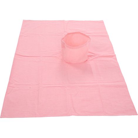 Tableau de massage coton housse pour lit esthétique avec trou visage (70 x 100cm) Rose (1/5)