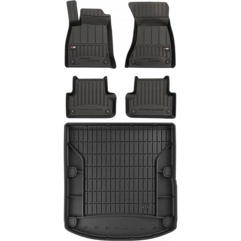 SET 3D Alfombrillas de goma y alfombrilla Audi A4 B9 Sedán 2015- (1/5)
