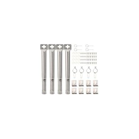 Lot de 4 Brûleur Tubulaire Universel de Rechange réglable en Acier Inoxydable, Extensible de 31 cm à 42 cm, s'adapte à la Plupart des grilles de Barbecue à gaz (1/5)