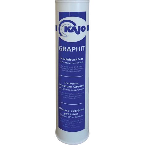 Graisse haute pression graphitée 400 g noir cartouche KAJO (Par 24) (1/2)
