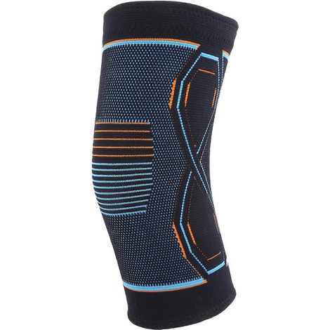 Professionelle Kniebandage mit Nylonmanschette für Sport, Laufen, Fitness und Ballspiele – Atmungsaktive Kniebandage für Damen und Herren, Schutzausrüstung fürs Gewichtheben (1/5)