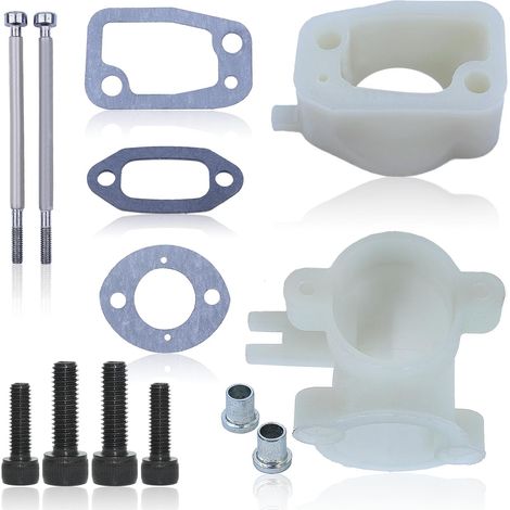 Kit collecteur d'admission pour tronçonneuse Husqvarna 61 268 272 Carburateur silencieux boulon joint de boulon Remplacer 503496901,501806602 (1/5)