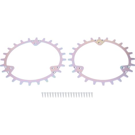Roue antidérapante à pointes de 252 mm pour tondeuse robot avec traction améliorée pour les modèles 330, 420, 430X, 435X, 440, 450X AWD et 550. (1/5)