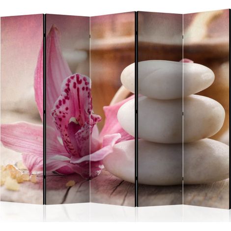 Paravent 5 Volets "Zen & Spa" 172x225cm (1/2)
