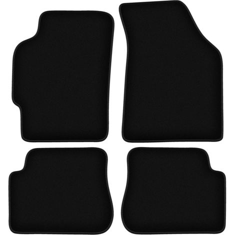 BASIC schwarze Veloursmatten für: Kia Shuma Limousine (1997-2004)
