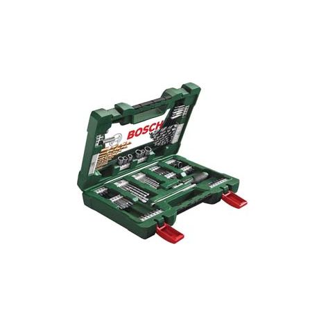 VALIGETTA VLINE CON ACCESSORI FORATURA E AVVITAMENTO TITANIUM PZ.91 BOSCH