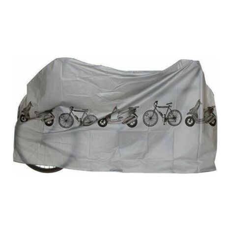 Bâche imperméable, housse de protection pour scooter, vélo, gris, 210 x 100 cm