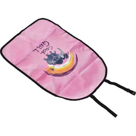 Protection de dossier de siège auto à motif éléphant, housse de siège auto anti-coups de pied, tapis de dossier (arc-en-ciel) (1/5)