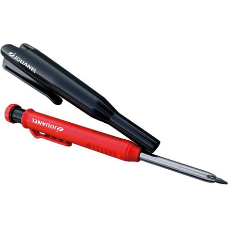 Porte-mine spécial traçage trou profond avec taille mine intégré + fourreau clip - JOUANEL - PMTRAC (1/4)