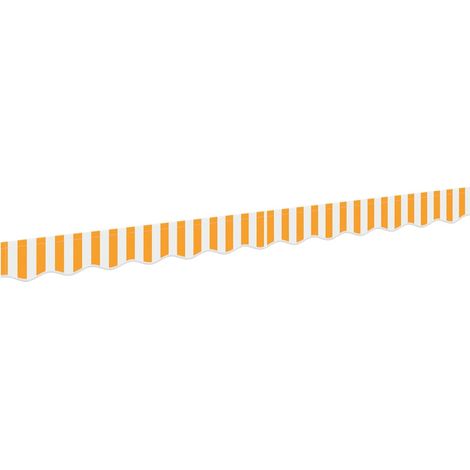 Maison Exclusive - Sostituzione della mantovana per tenda Giallo e Bianco (1/5)