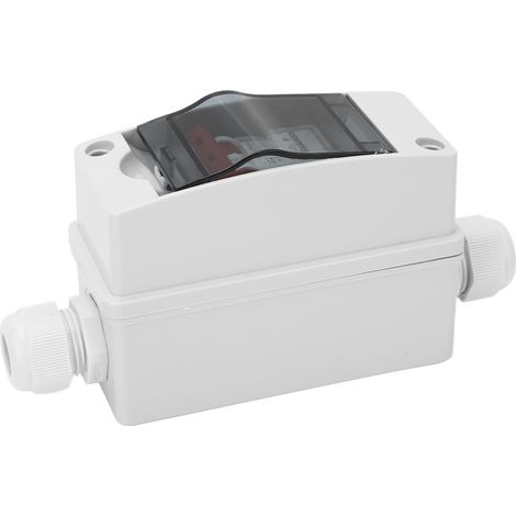 2-poliger 50-A-DC-Leistungsschalter, Miniatur-Trennschalter, IP65 wasserdicht, für Photovoltaik-Solarmodule bis 1000 V (1/5)