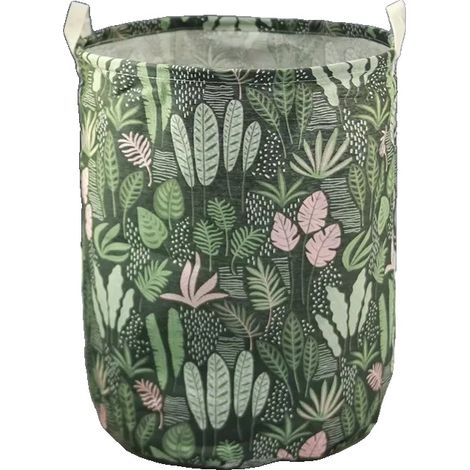 Panier à linge pliable, grande capacité, design pliable, Plante 40x50cm L (1/2)