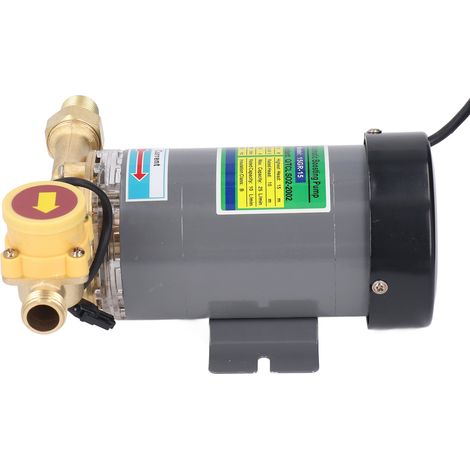 Surpresseur d'eau 120 W, 25 L/min, 2860 tr/min, hauteur de refoulement de 15 m, pompe de surpression automatique avec interrupteur de débit, prise UE 220-240 V