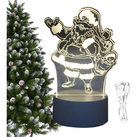 Veilleuse déco, Noël, pour ambiance, maison et idée cadeau (1/5)