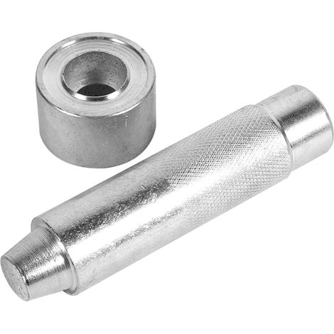JSSEVN-Poinçon à œillets, Poinçon à œillets pour Vêtements en Cuir, Poinçon Creux de 12 Mm pour l'artisanat du Cuir, Les Rideaux en Tissu, Argent (1000) (1/5)