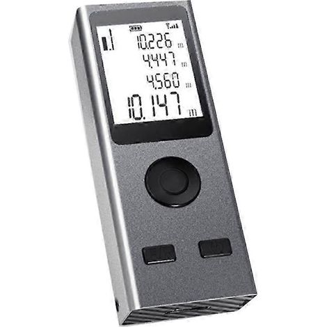 Mini télémètre laser, mètre ruban numérique, règle laser, chargement USB, boîtier en alliage d'aluminium, outil de mesure (1/5)
