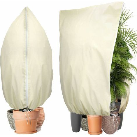 2PCS 180 120cm Housses de Protection pour Plantes, Sac de Protection pour Plantes avec Fermeture éclair et Cordon de Serrage Protection (1/4)
