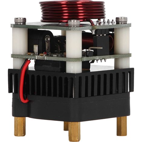 Bobine Plasma Haute Fréquence pour Démonstrations Scientifiques DIY, 36-48V DC avec Alimentation AC 100-240V UE