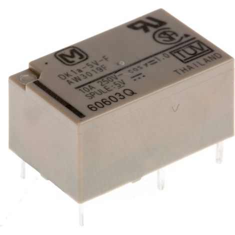 Panasonic DK1A-5V-F Relè per PCB 5 V/DC 10 A 1 NA 1 pz. (1/3)