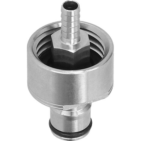 Bouchon de Carbonatation en Acier Inoxydable pour Bouteilles PET, Type Ball Lock 5/16in, Fabrication de Bière