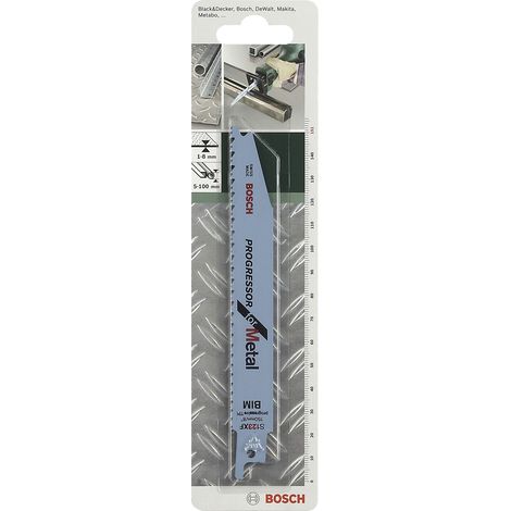 Lame de scie-sabre Bimetall, S 123 XF Bosch Accessories 2609256710 Longueur lame de scie 151 mm 2 pc (1/2)