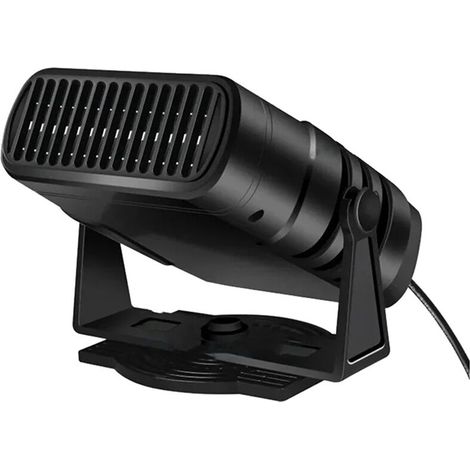 Calentador de parabrisas para automóvil de 12 pulgadas, calentamiento rápido, descongelación, desempañado, rotación de 360 grados, calentamiento automático para accesorios.