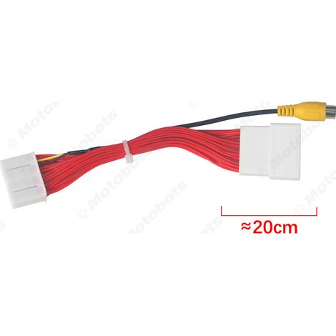 Applicable to 2018-2024 Toyota RAV4/HILUX/Corolla 360 reversing line conversion line rear view. (1/4)