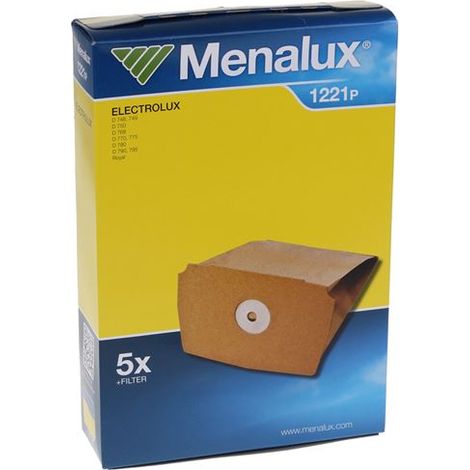 Electrolux - sac aspirateur menalux - 1221p 5 bags + 1mf -