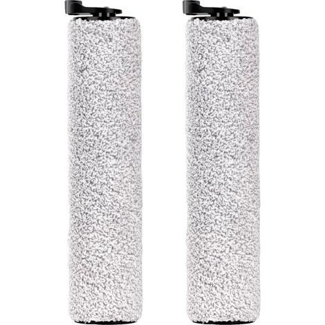 BUNTHAUS Cyslmuk – Lot de 2 rouleaux brosses de rechange pour aspirateur Tineco iFloor 3/S3/iFloor 2 – Flanelle douce en microfibre – Autonettoyants pour sols durs