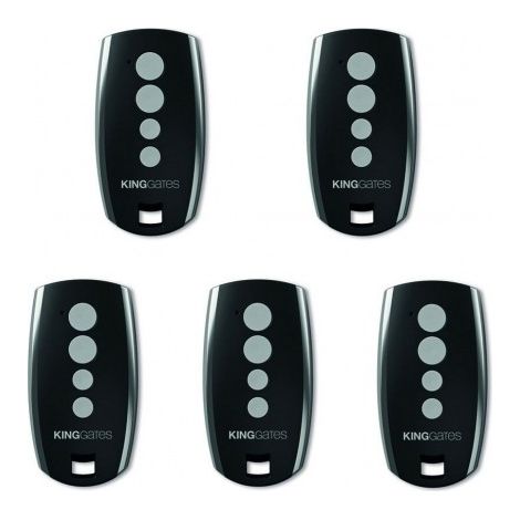 Télécommande portail - KING-GATES - Stylo 4 - Pack de 5 - 4 boutons - 433.92 MHz