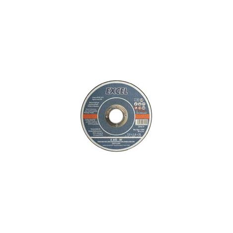 DISCHI DA TAGLIO SOTTILE CENTRO PIANO PER FERRO/INOX Ø MM.115- - ø mm.115x1,0 foro 22,2 da taglio per ferro/inox - 25 pezzi EXCEL
