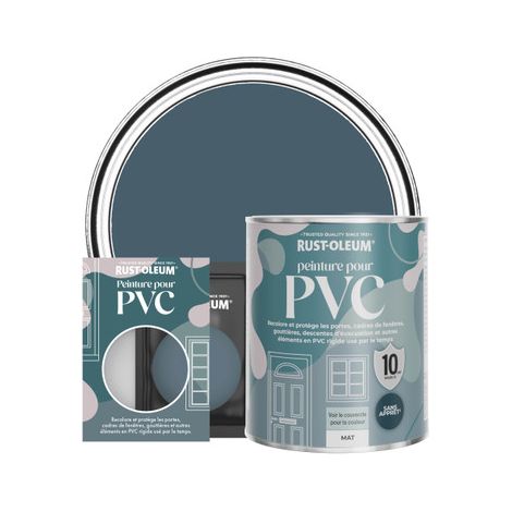 Peinture pour PVC, Finition Mate - Bleu Dessin (1/3)