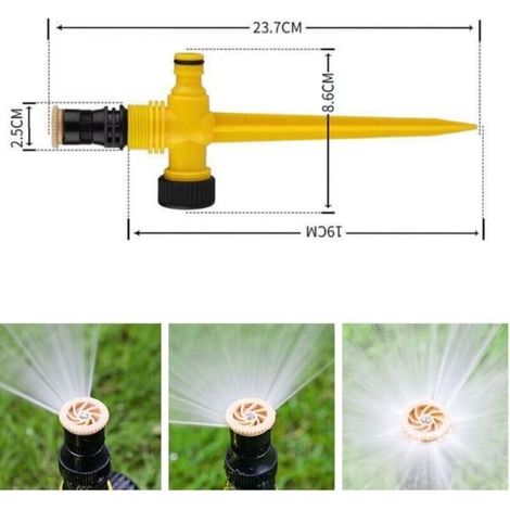 Automatischer 360°-Gartenregner, Multifunktionsregner für die Gartenbewässerung (1/5)